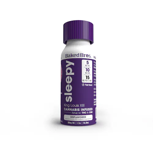 Unflavored Sleepy Syrup | 100mg | 1:2 THC:CBD-active