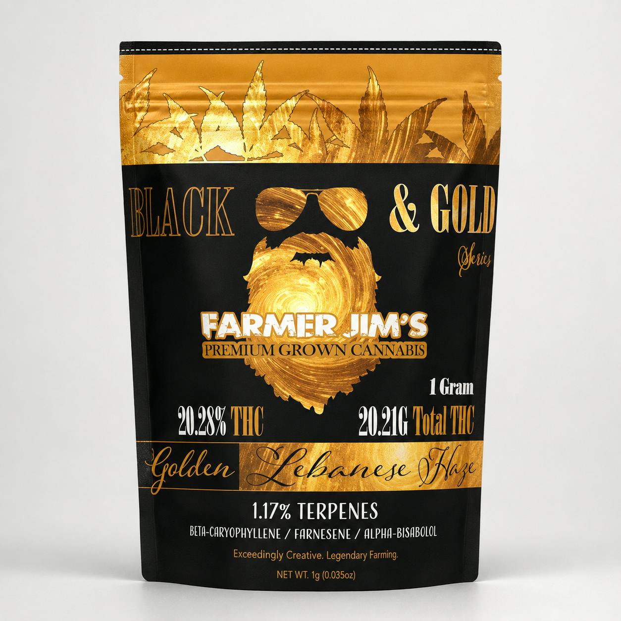 Farmer Jim's - 1g Hash - Golden Lebanese