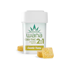 Classic Exotic Yuzu 2:1 CBD/THC Gummies [10 pack] | 100mg