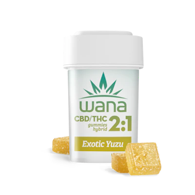 Wana - 100mgTHC:200mgCBD Gummies - Yuzu