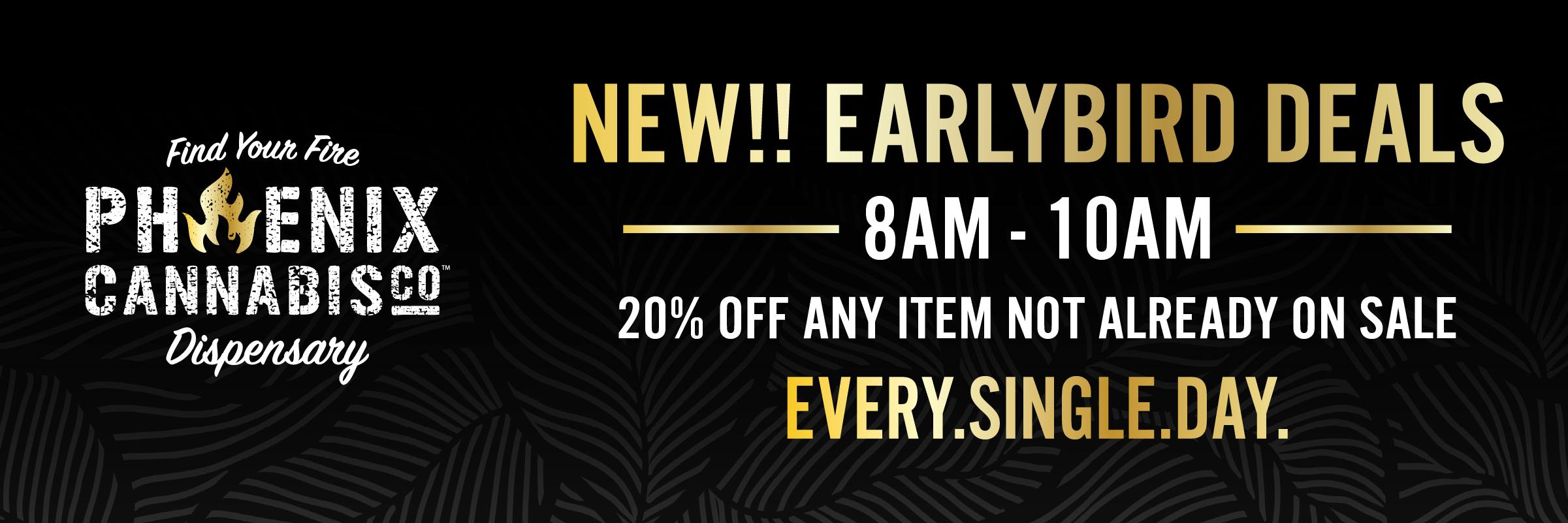 Dispensary near me, Sale, deal, High thc, high potency, Phoenix Cannabis CO, cannabis, MJ, edibles, prerolls, 22Red, Abstrakt, Abundant Organics, Aeriz, Anthem PreRolls, Asylum, Aunt Ellie's, Baked Bros, Birdies, BluePrint Cannabis, Boutiq, Camino, Charlie's, Chill Pill, Chronic Health, Day Savers, Daze Off, DermaFreeze, DIME Industries, Doja, Drip, DRIP Oil, Glorious Extracts, Goldsmith Extracts, Good Tide, Green Gruff, Gro Sciences, Gron, High Tide, JAMS, Haze & Main, Jets, Keef, Leafers, Lost Farm, Luv Buds, Made Cannabis, Mfused, Mr. Honey, Ogeez, Phoenix Cannabis Co, Pop Cones, Perferred Gasrdens, Project Packs, Puffco, RAW, Revelry, RR Bros, Select, Shango, SIP, SIP Elixirs, SirEEL, Sluggers, STIIIZY, Sublime, The Cookie Plug, Tropics, Turn, Uncle Arnie's , Wana, Wizard Trees, WYLD, WZRD Extracts, Zig Zag