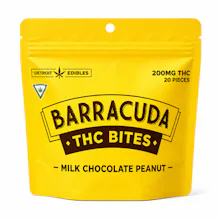 Barracuda - 200mg Bites - Milk Chocolate Peanut - EDIBLES by Detroit Edibles at King of Budz