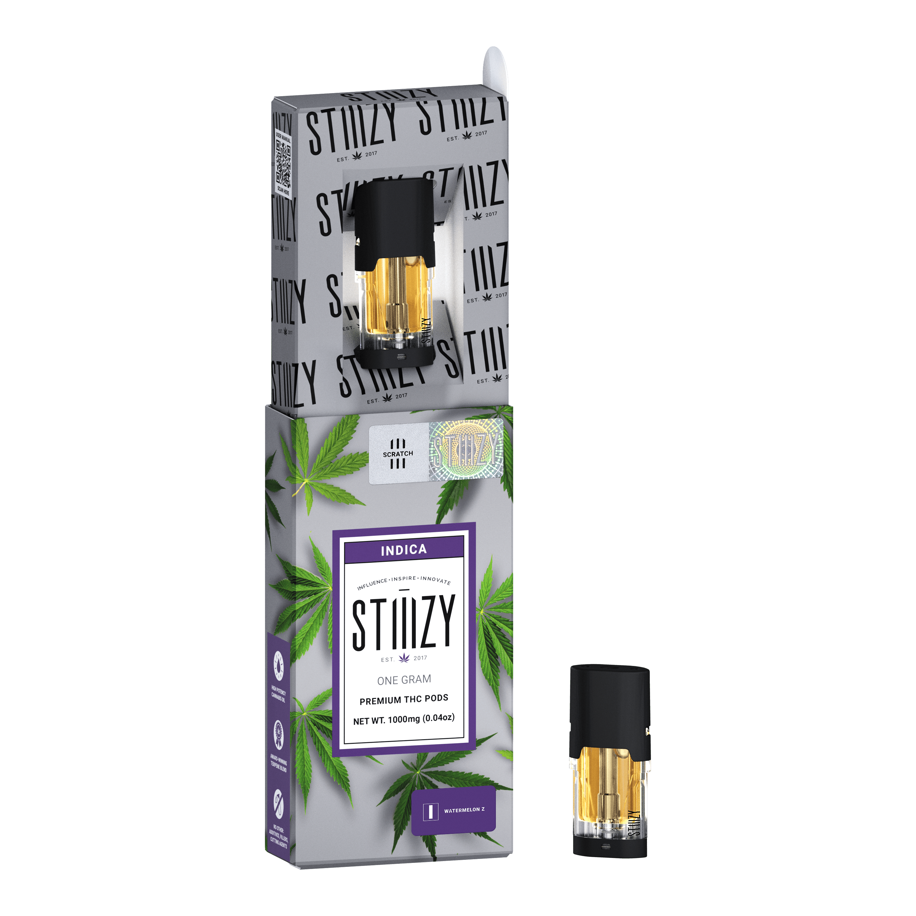 Stiiizy - 1g Cartridge - Watermelon Z