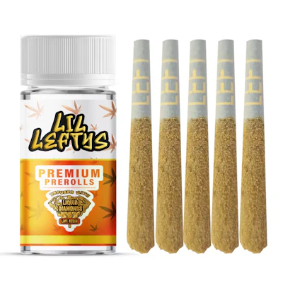 Left Coast - 5 Pack .75g Infused Prerolls - Orange Creamsicle - PRE_ROLLS by Left Coast at King of Budz