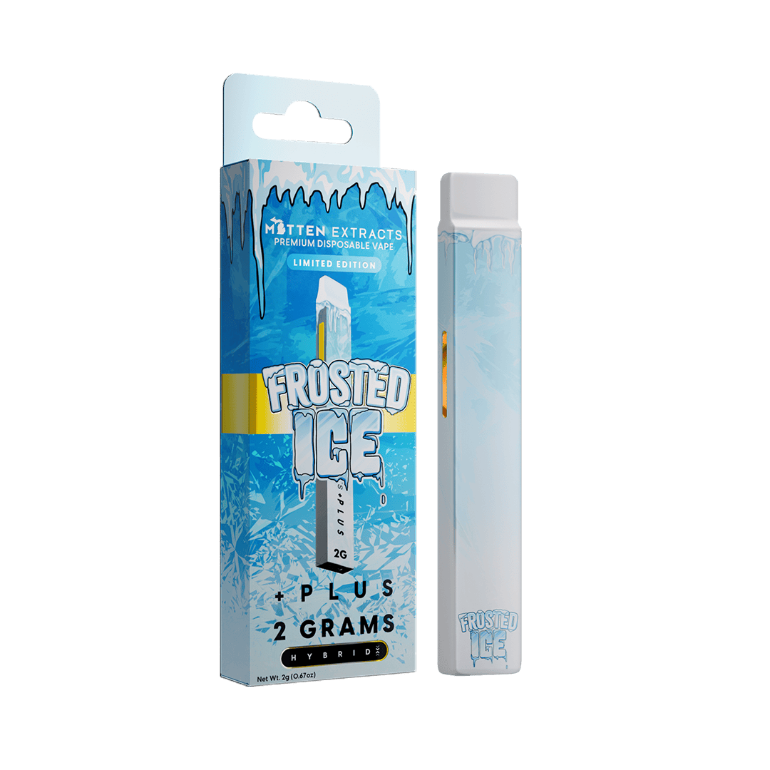 mitten disposable vape Mitten Extracts Frosted Ice +Plus Disposable Vape 2g