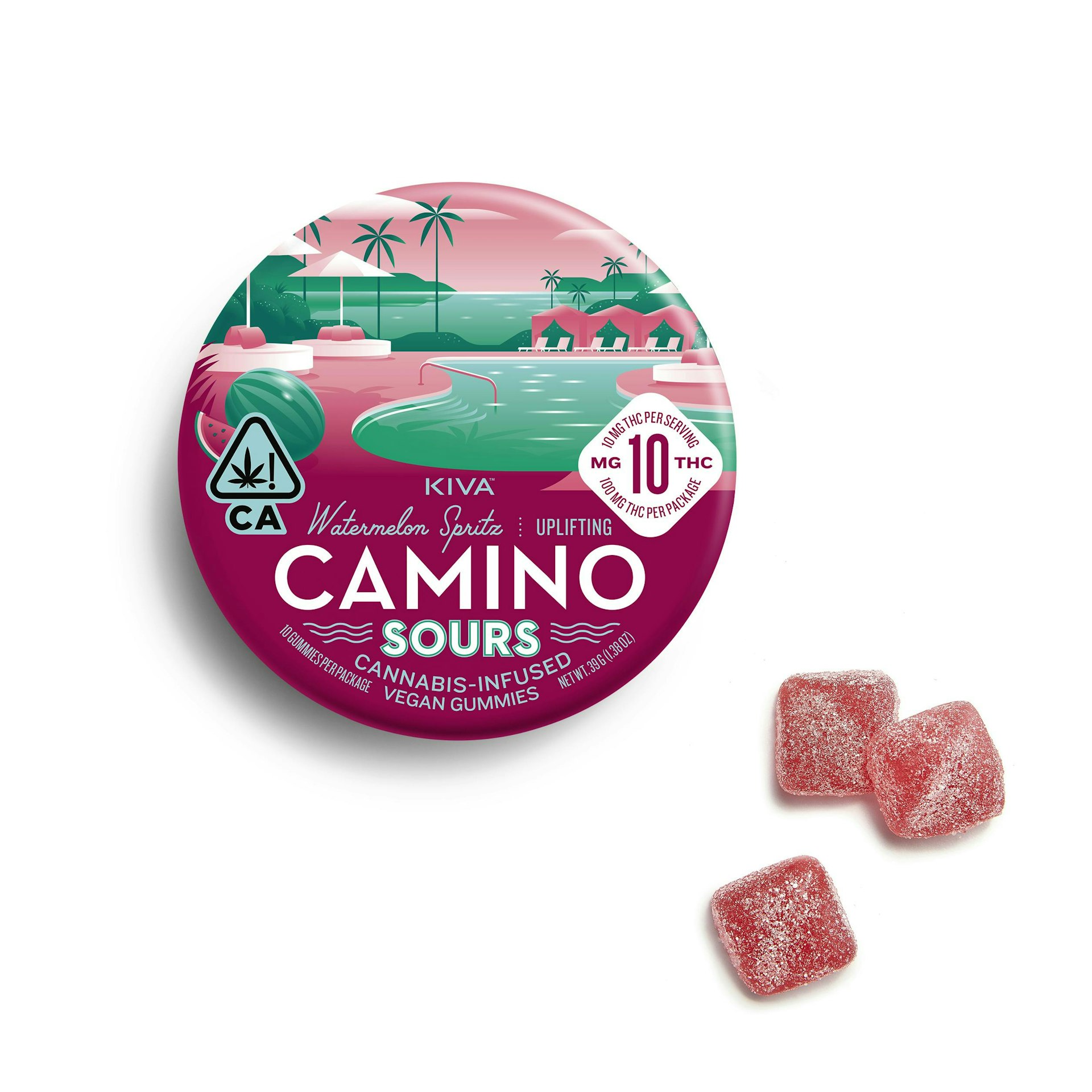 Camino Sours - Watermelon Spritz 200mg Gummies
