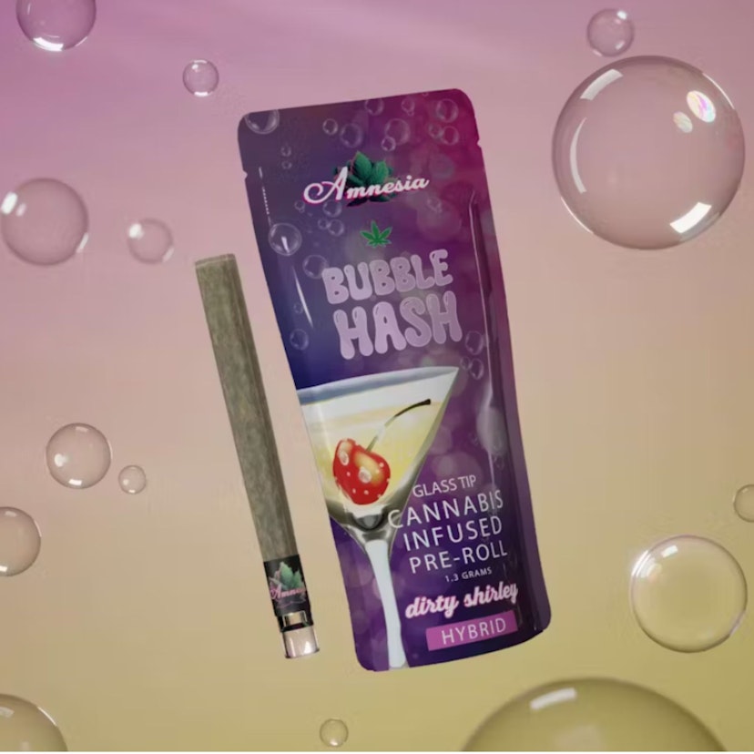 Amnesia - Dirty Shirley 1.3g Bubble Hash PR