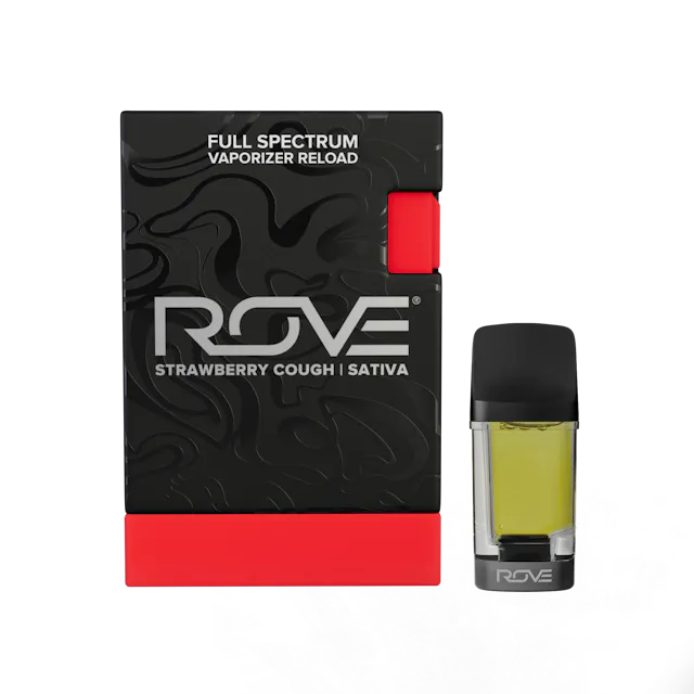 Rove Strawberry Cough | Melted Diamond Live Resin Vaporizer | 1g (Reload)