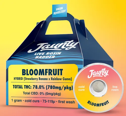 Jaunty – Live Rosin Badder – Bloomfruit – 1g-active