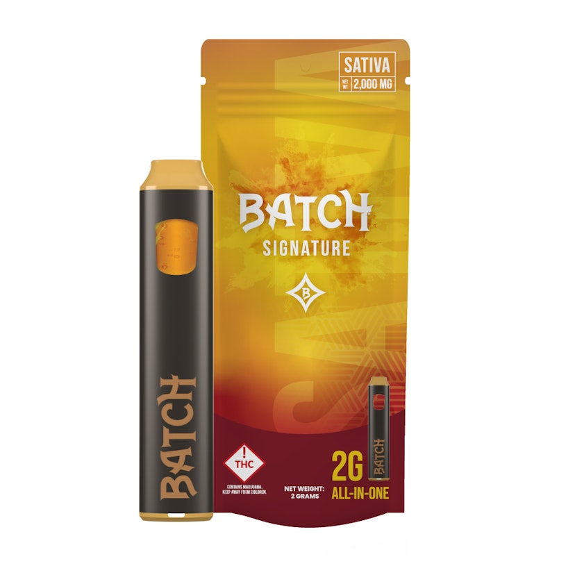 Batch | Signature Disposable Vape - Super Lemon Haze (Sativa) - 2g