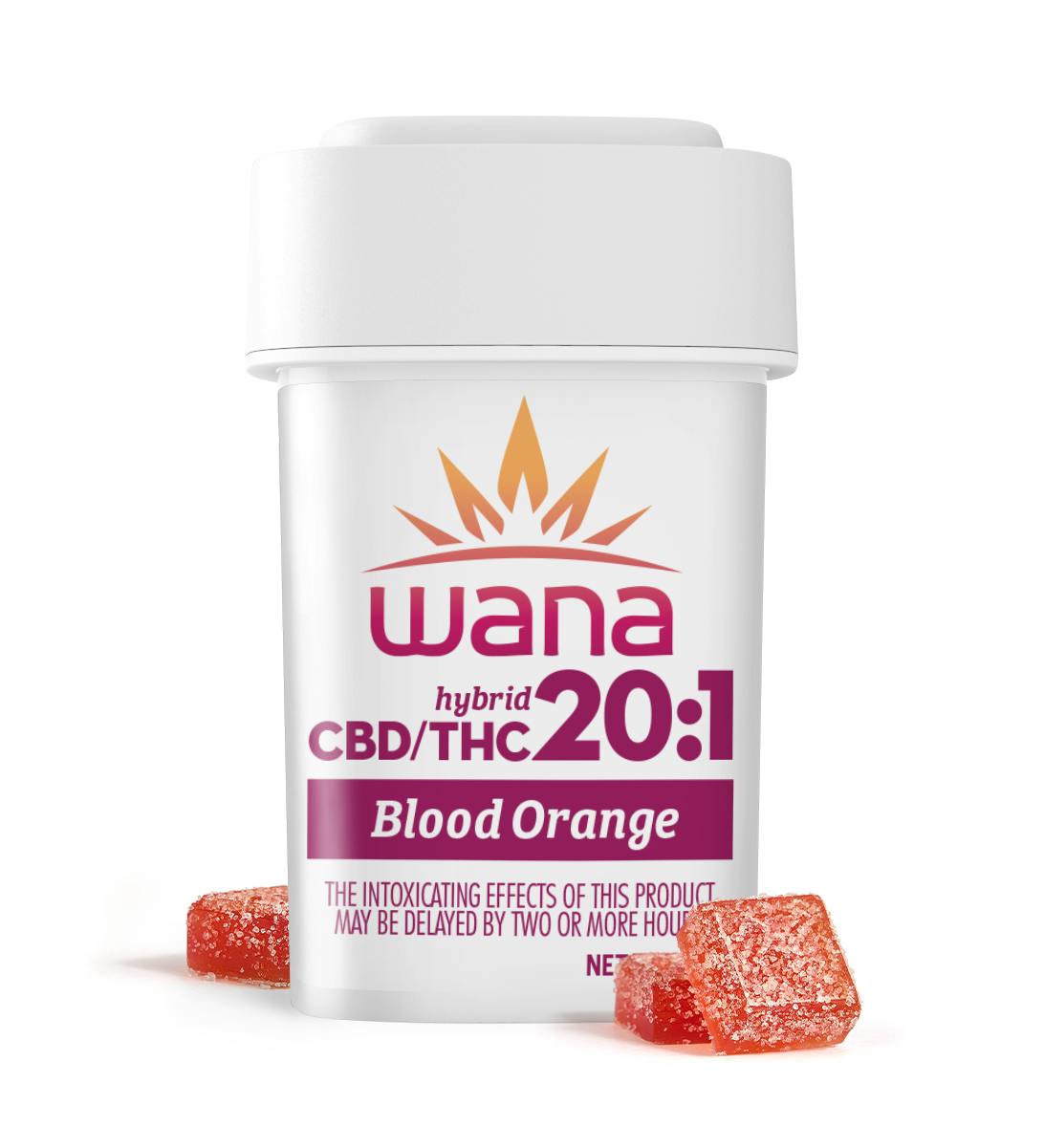 Wana | Classic Pomegranate Blueberry 5:1 | Soft Lozenge | 20 pack 100mg-0