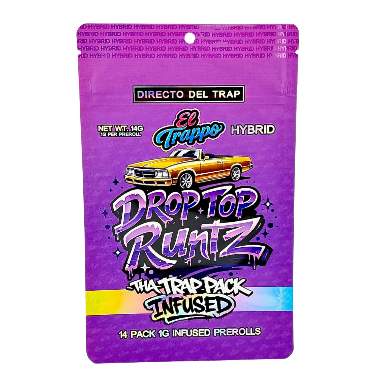 El Trappo - 14pk 1g Infused Prerolls - - Hybrid - **DROP TOP RUNTZ**