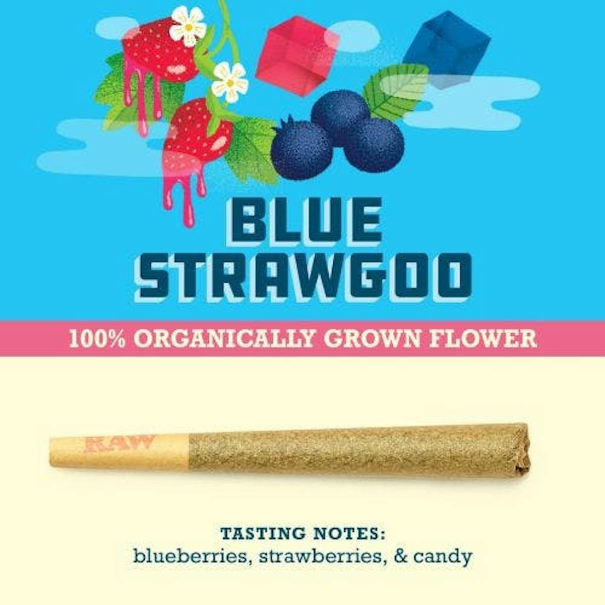Photo of Blue Strawgoo | Organic Pre-Roll | 1g