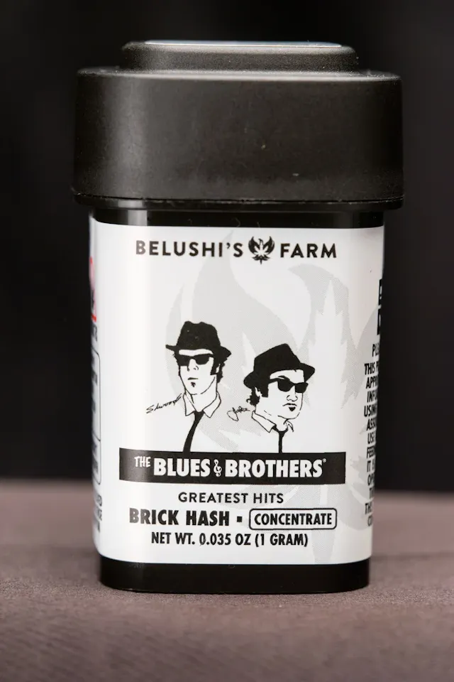 The Blues Brothers Brick Hash Sativa 1g