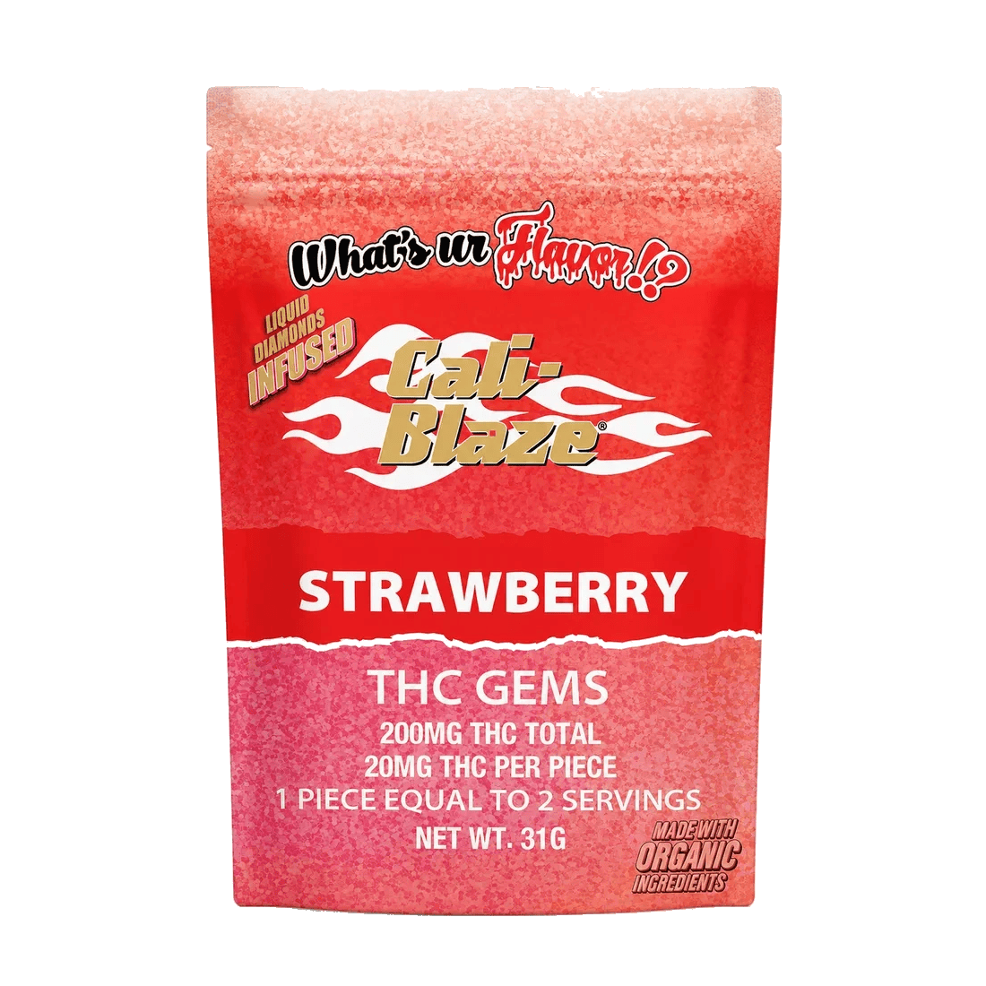 Cali-Blaze | Liquid Diamond Gummies - 200mg - Strawberry