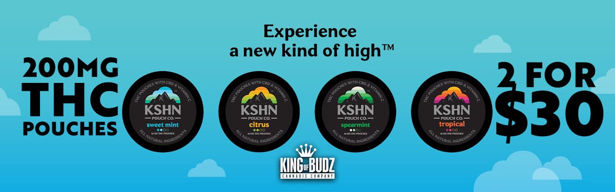2 FOR $30 KSHN THC POUCHES