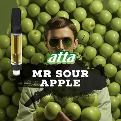 Atta - Mr Sour Apple - 1g - 510 Distillate Cart | Local Cannabis Co