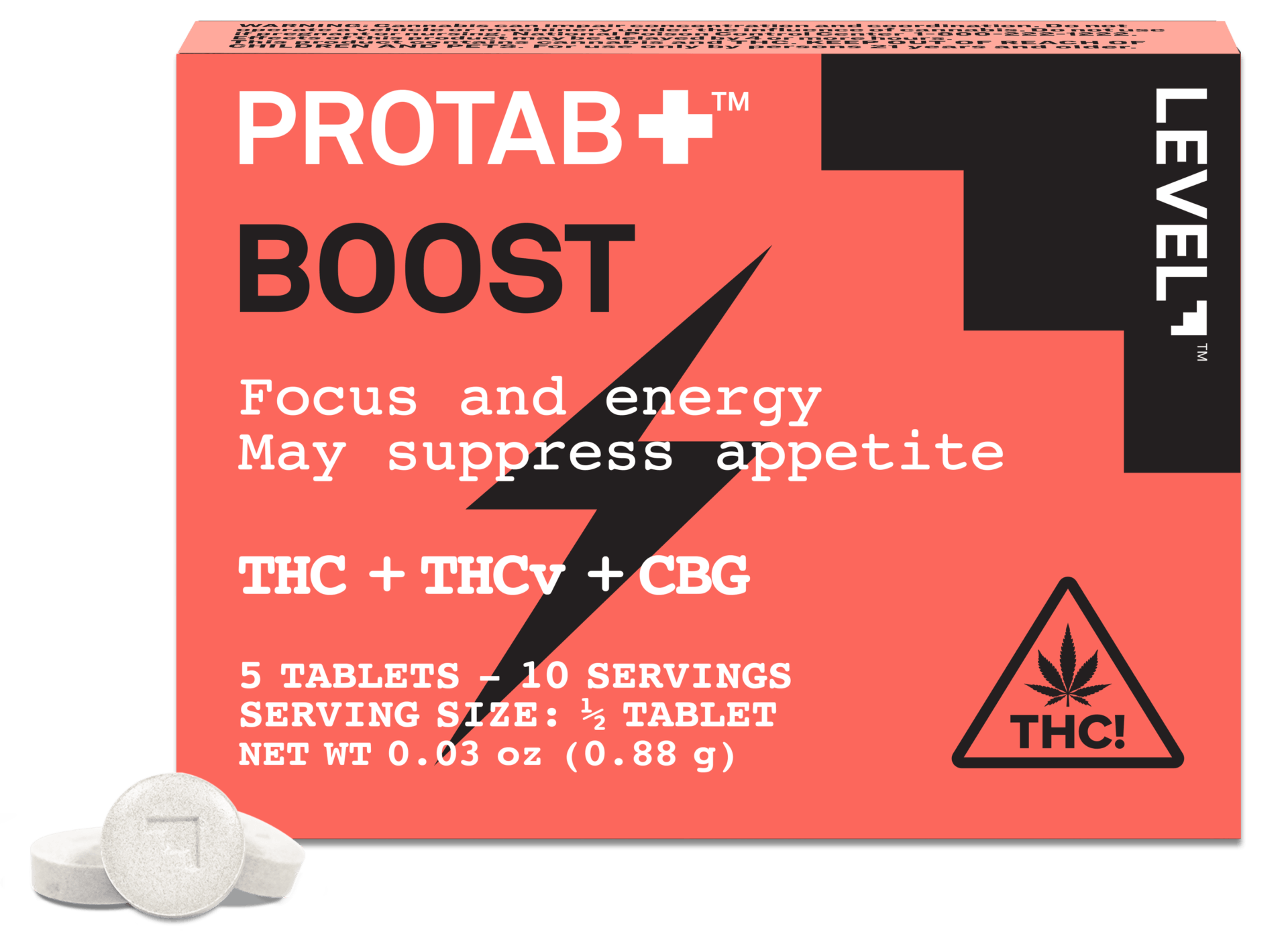 Protab - 100mg 5:3:1 (THC:THCV:CBG) Tablets - Boost