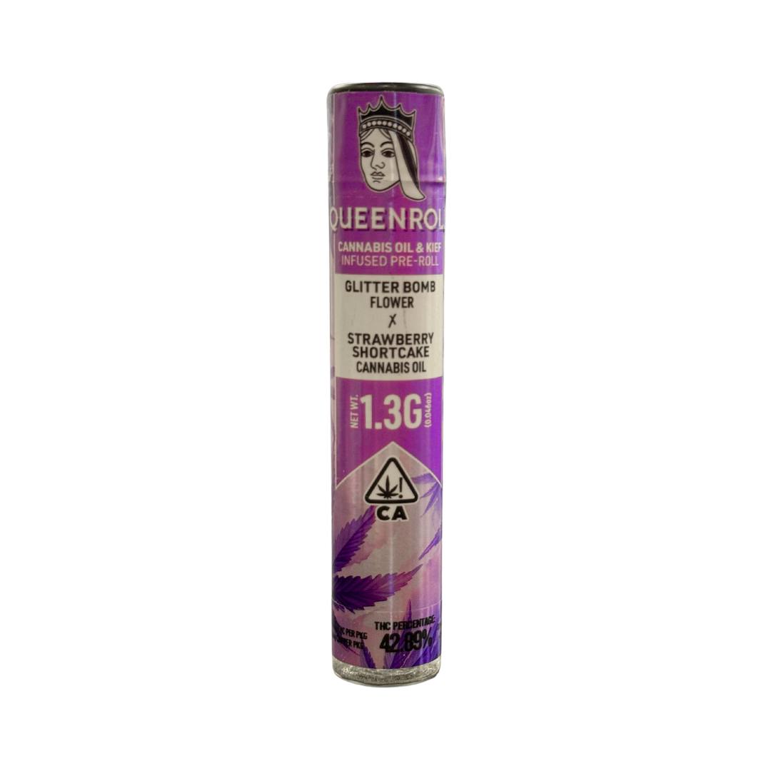 GLITTERBOMB X STRAWBERRY SHORTCAKE INFUSED PREROLL 