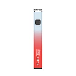 Flat Slim 510 Vape Battery | Red & Teal