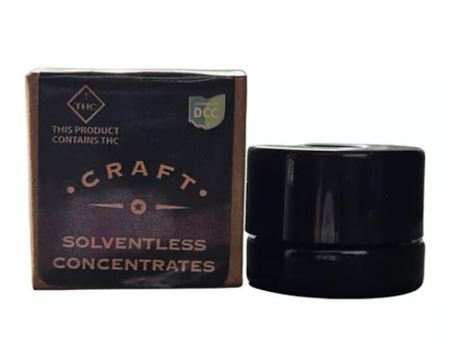 Rosin is a form of concentrate that uses heat and pressure to extract cannabinoids, rather than solvents. Depending on the source material used for the extraction, rosin can vary widely in clarity and consistency.
