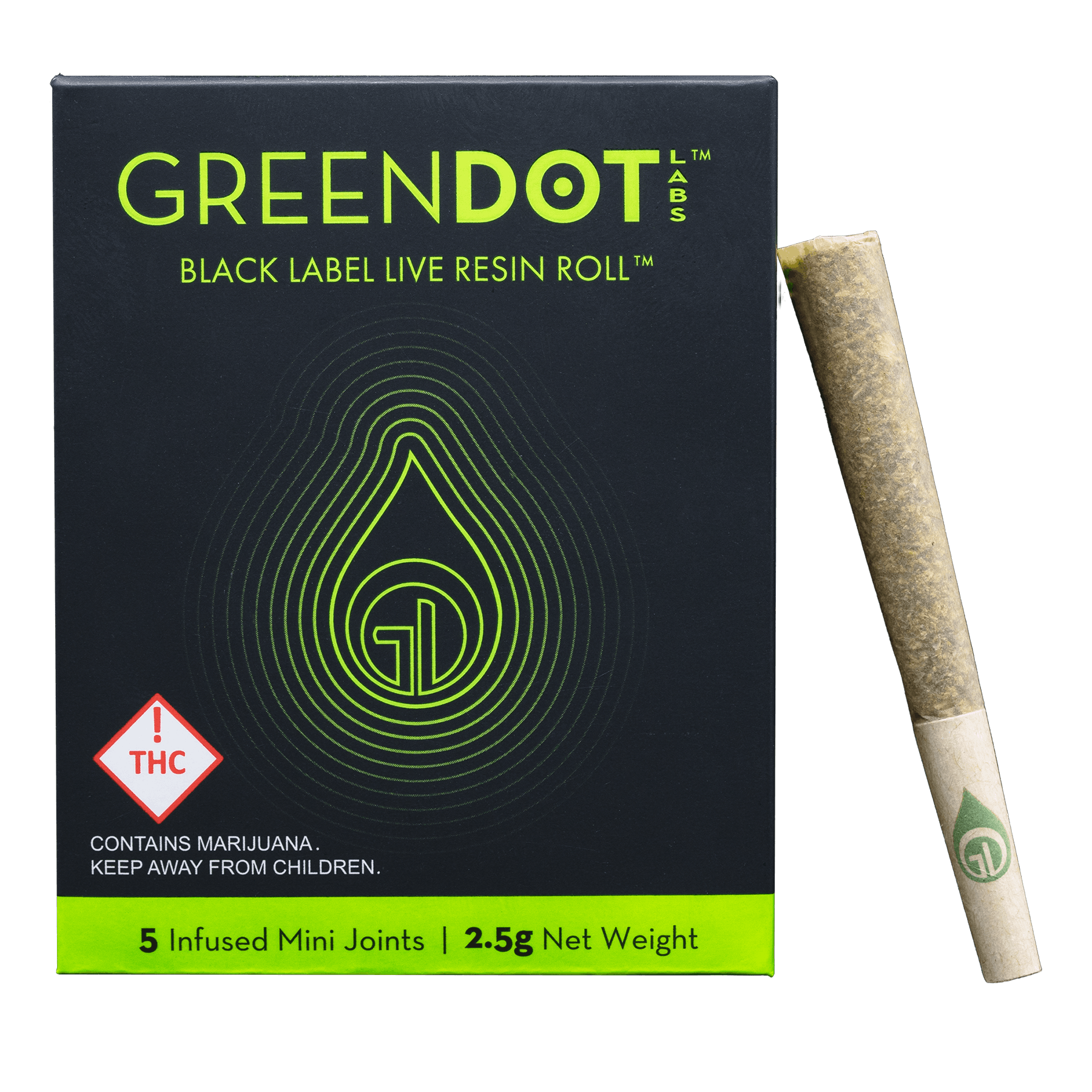 Green Dot - G + Soul Cleanser - 5pk Live Resin Rolls | Alternative