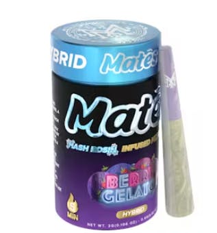 Product: Berry Gelato | 0.6g x 5pk | Hash Rosin Infused | Muha Meds