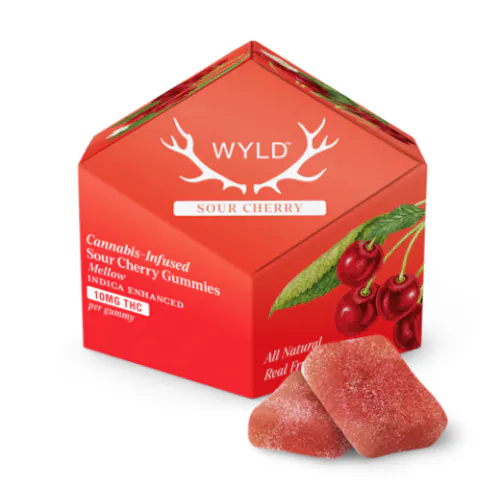 Wyld | Indica | Enhanced Gummies | Sour Cherry | 10pk-1