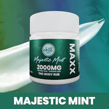 Majestic Mint MAXX Body Rub I 1000mg THC : 1000mg CBD