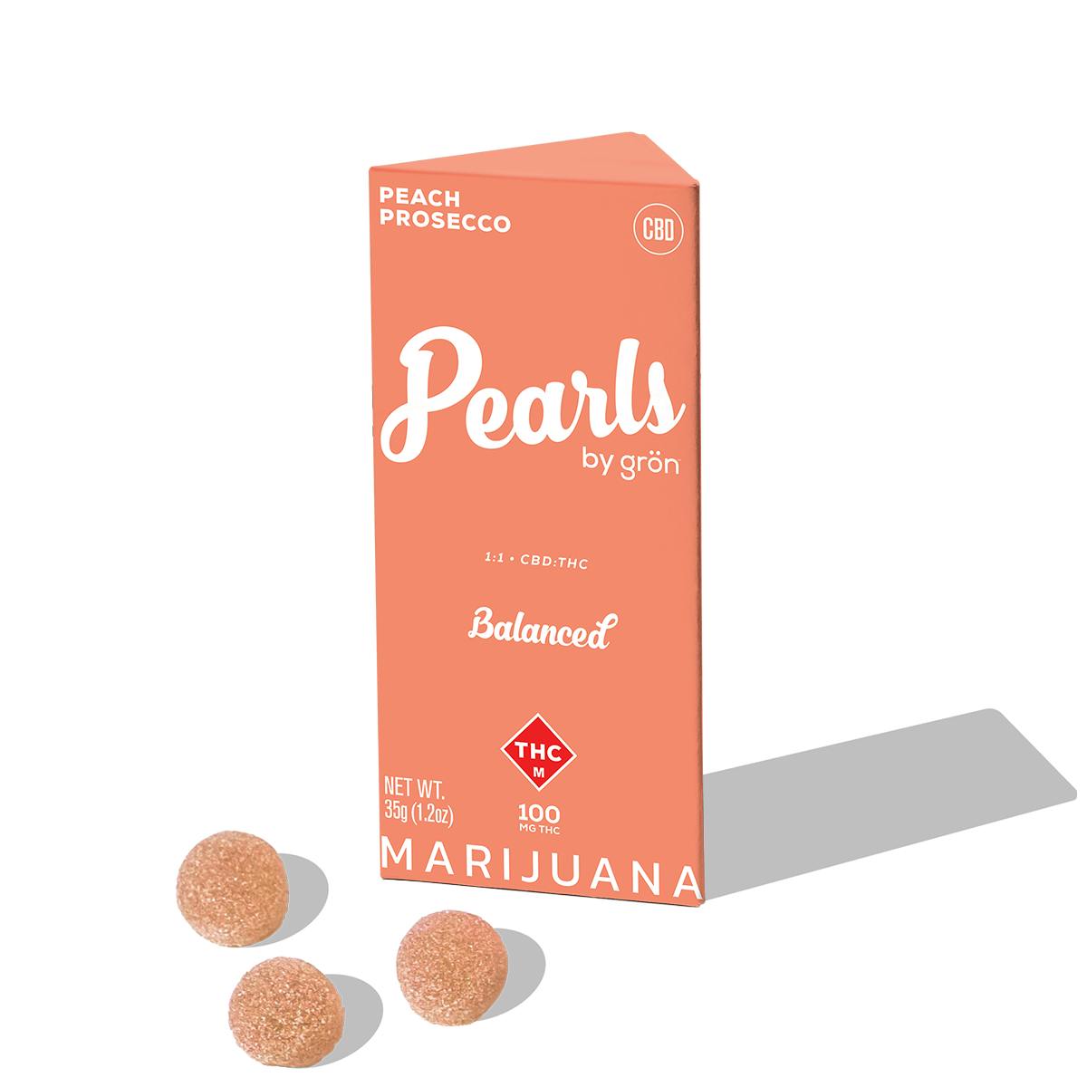 Photo of 1:1 THC:CBD | Peach Prosecco | 10pk