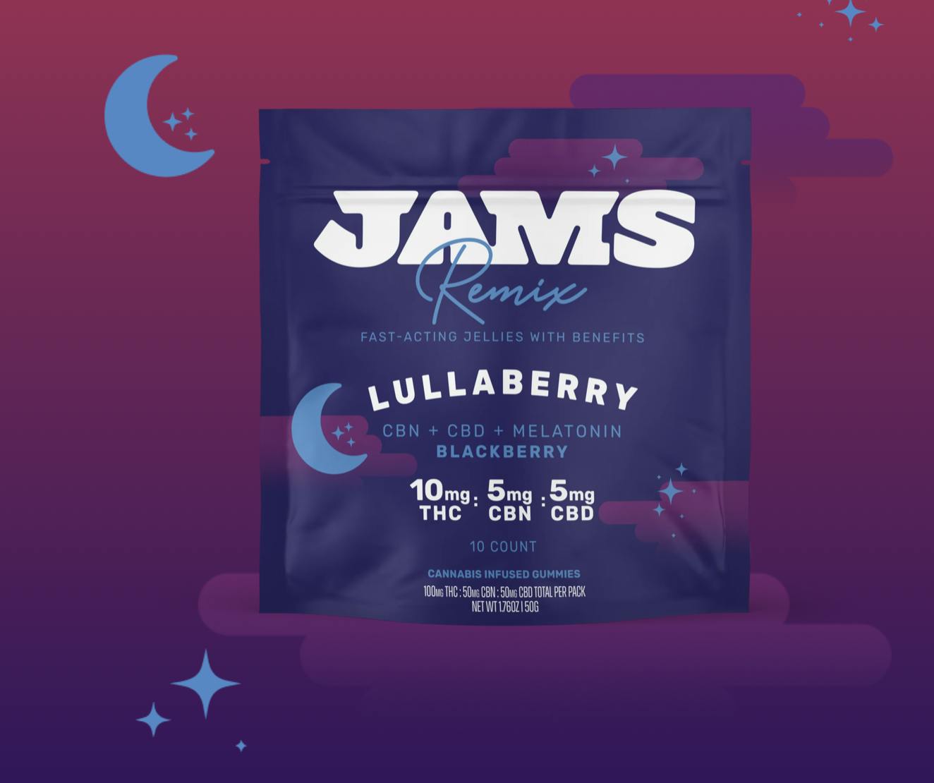 Jams | Fast-Acting Jellies | Lullaberry Nightime w/ CBN