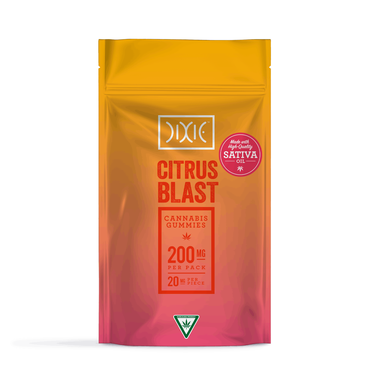 Dixie | Citrus Blast Gummies | 200mg | Light'N Up Provisioning