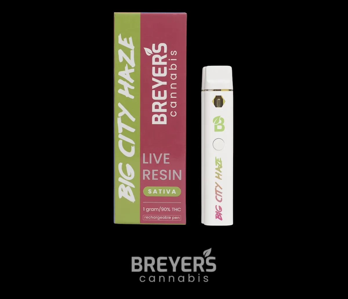 sativa vape disposable Breyer's Cannabis Live Resin Disposable Vape - Big City Haze - Sativa -  ZenZest - Breyer's Cannabis Live Resin Disposable Vape - Big City Haze -  Sativa Near Me