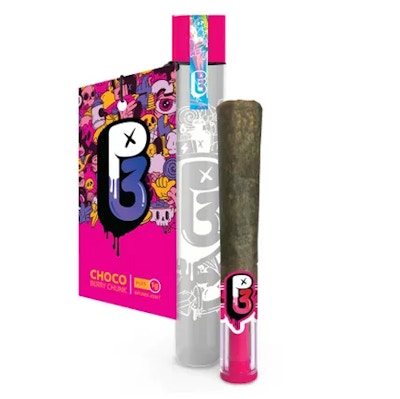 Product PHC P3 PUFF Infused Preroll - Choco Berry Chunk 1g