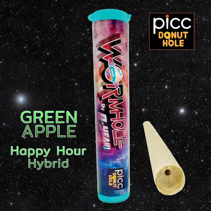 PICC | O-YEAH! Worm Hole Infused Pre-Roll | Green Apple | The