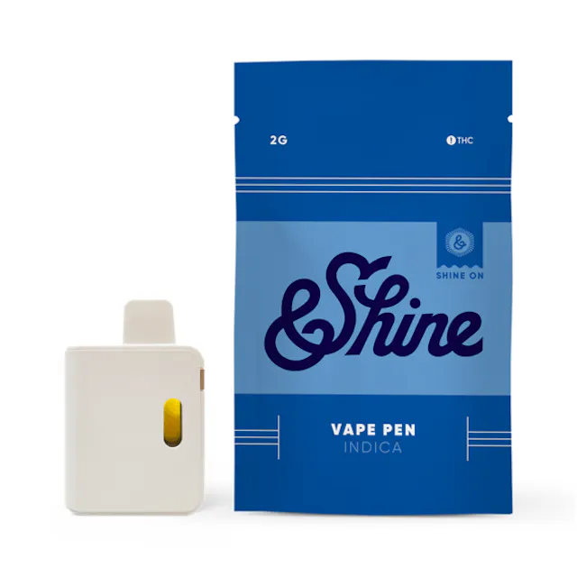 &Shine Disposable Blue Z 2g (indica, disposables)