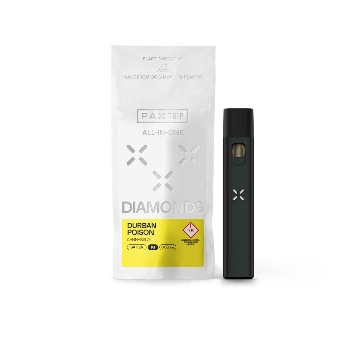 Photo of PAX – Trip Live Resin AIO – Durban Poison (S)