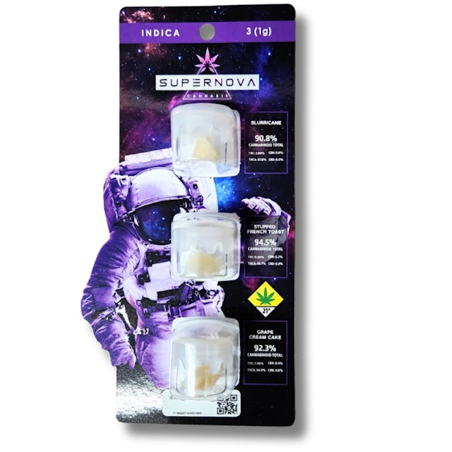 Concentrated cannabis products come in a wide variety of consistencies, compositions, and potencies. Cannabinoids are isolated and removed from plant material via extraction, agitation, compression, or other methods to create generally a very potent product. Concentrates  have an immediate activation time and are generally used by experienced consumers.