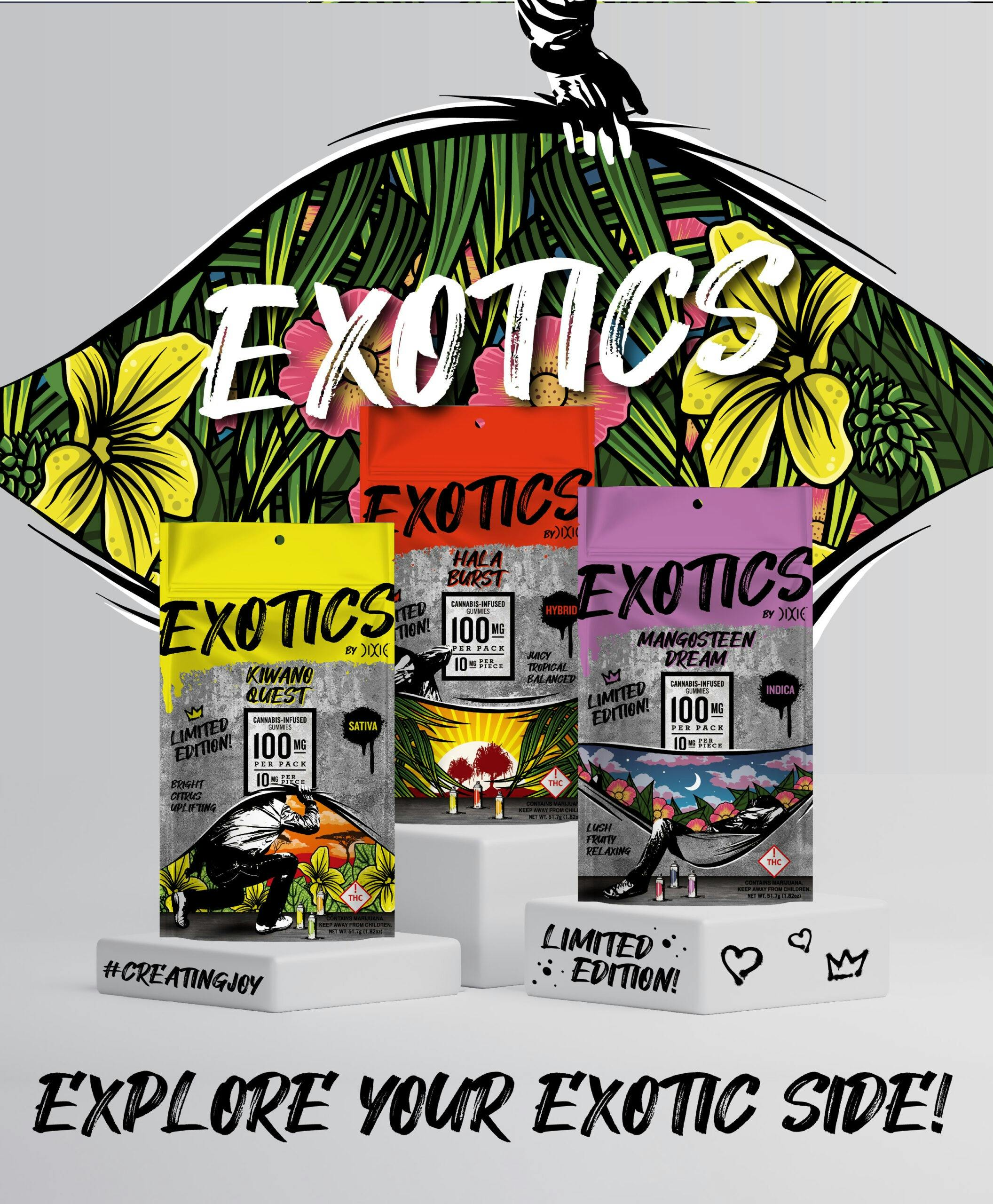 Product: Dixie | Exotics Mangosteen Dream Indica Gummies | 200mg*