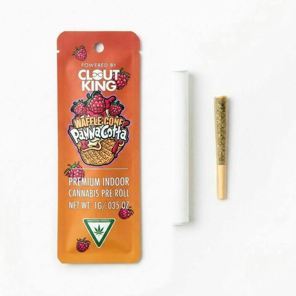Clout King - 1g Preroll - Waffle Cone Pannacotta