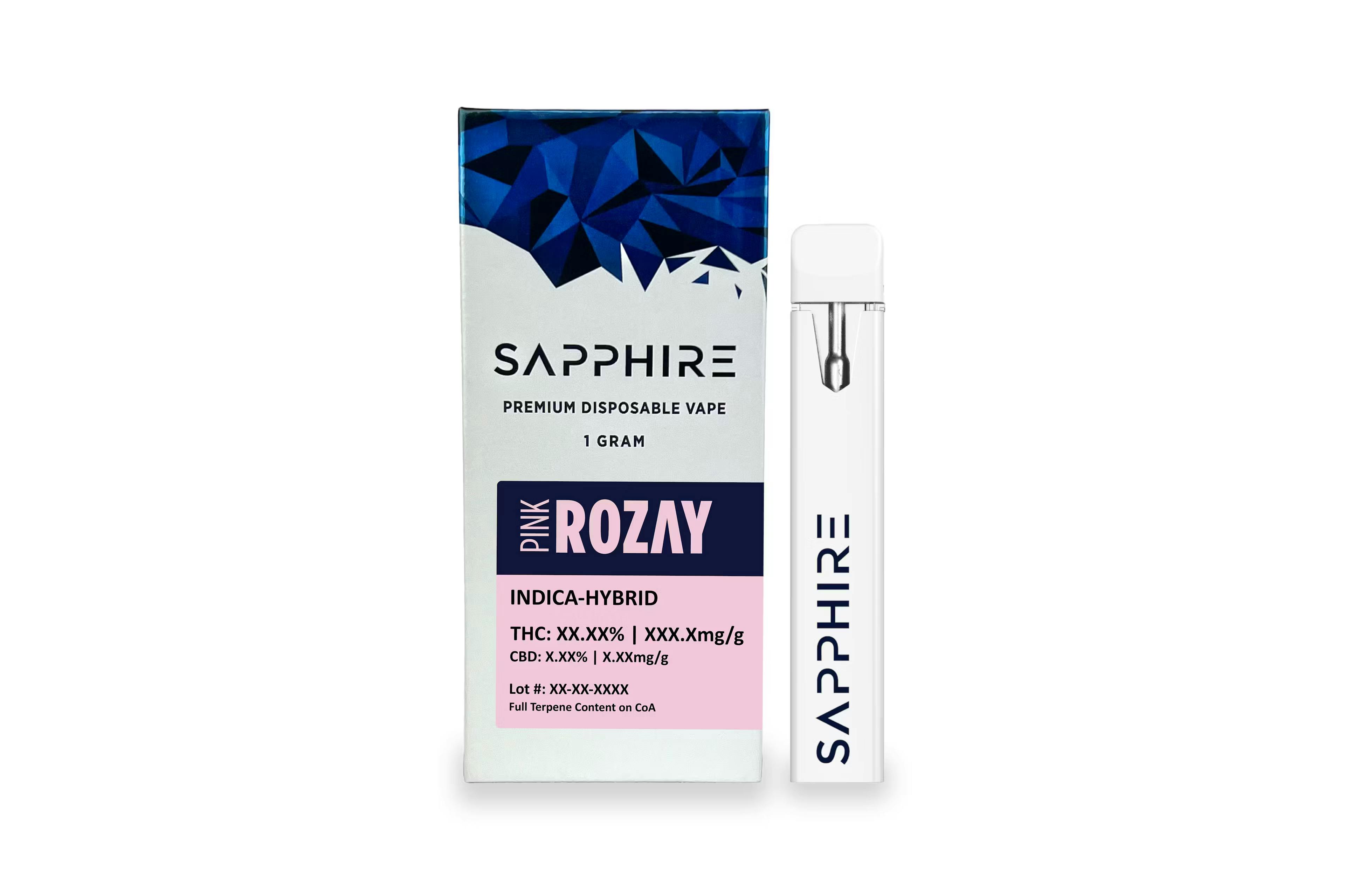 Sapphire Farms - 1g Dispoable - Pink Rozay