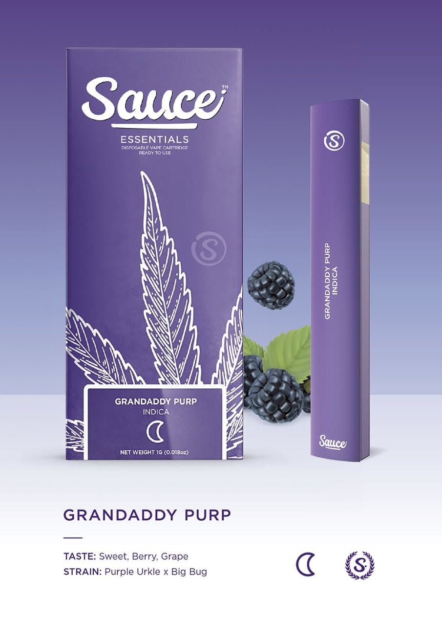 Sauce - 1g Disposable - Grandaddy Purp