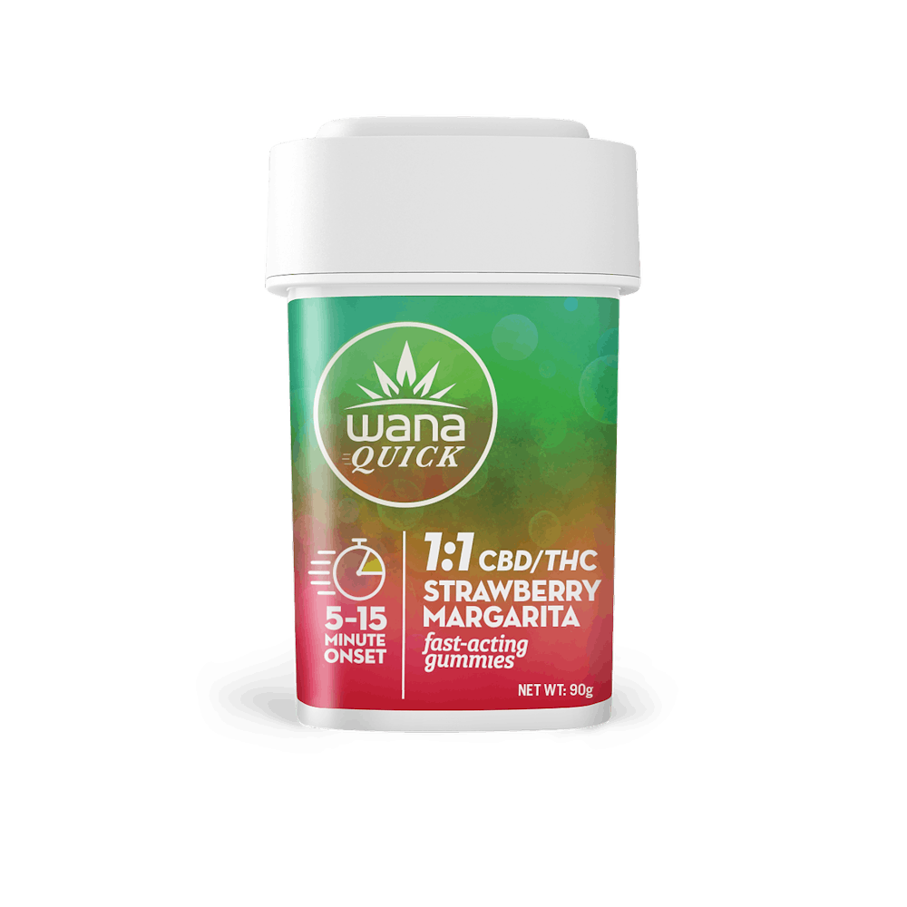 Product Strawberry Margarita | 1:1 THC:CBD Fast Acting Gummies 20pk