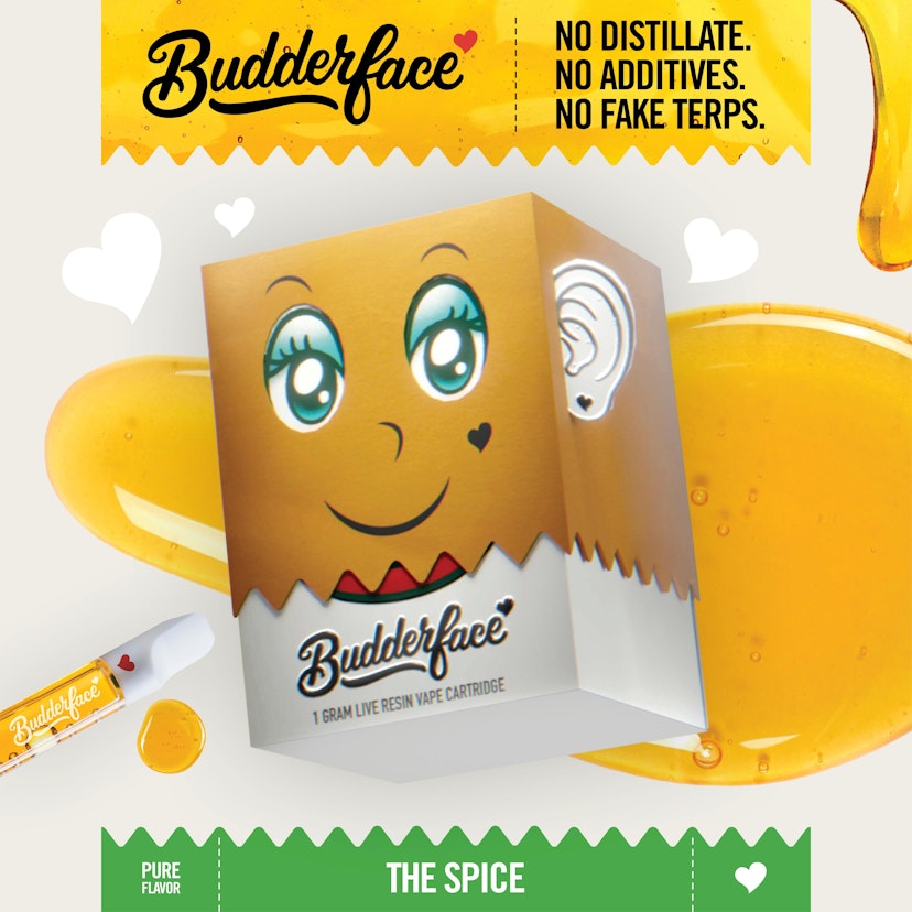 Budderface Live Resin Cartridge | The Spice
