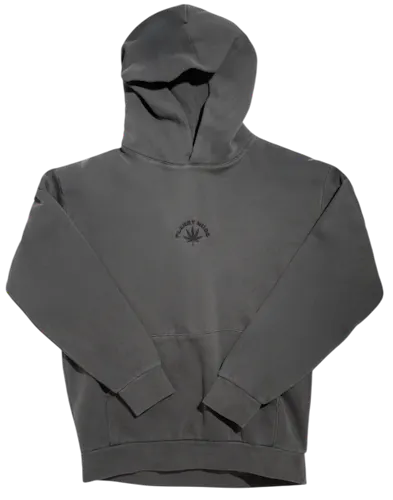 Planet Nugg | Pullover Hood | Arch w/ Flower | Grey | L-active