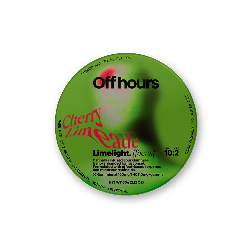 Off Hours - Limelight (Focus) Sour Cherry Limeade Gummies 10pk - 100mg by Off Hours