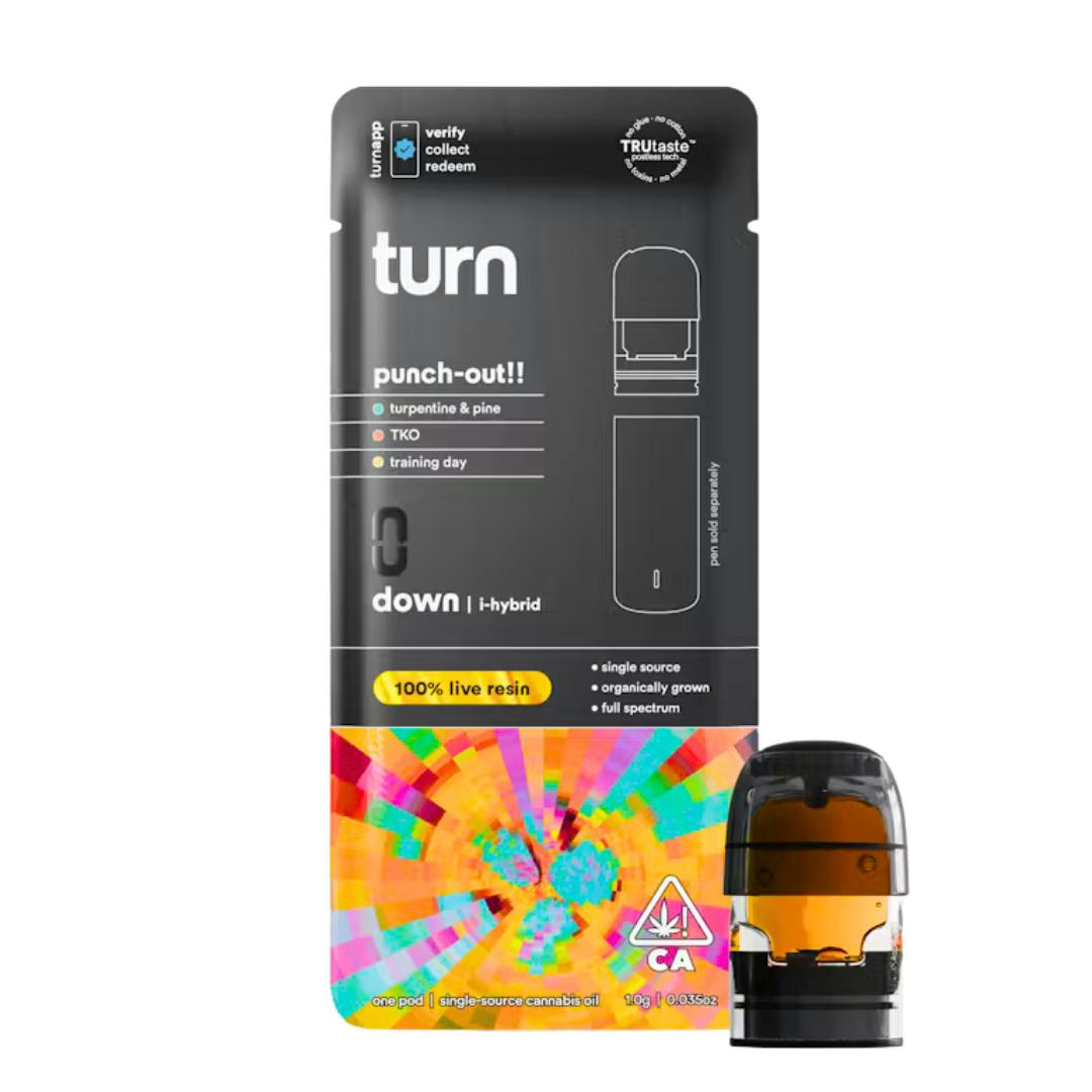 PUNCH OUT LIVE RESIN TURN DOWN POD