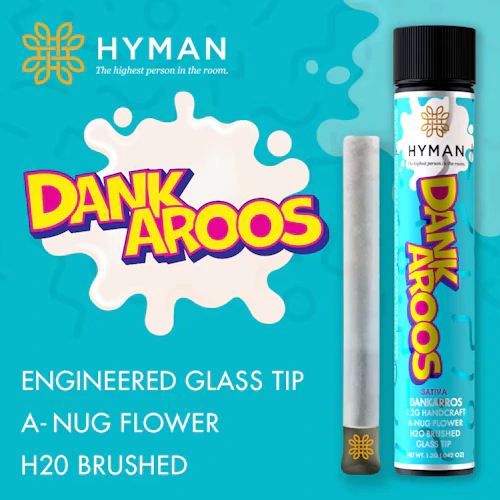 Hyman - 1.2g Handcraft Preroll - Dankaroos