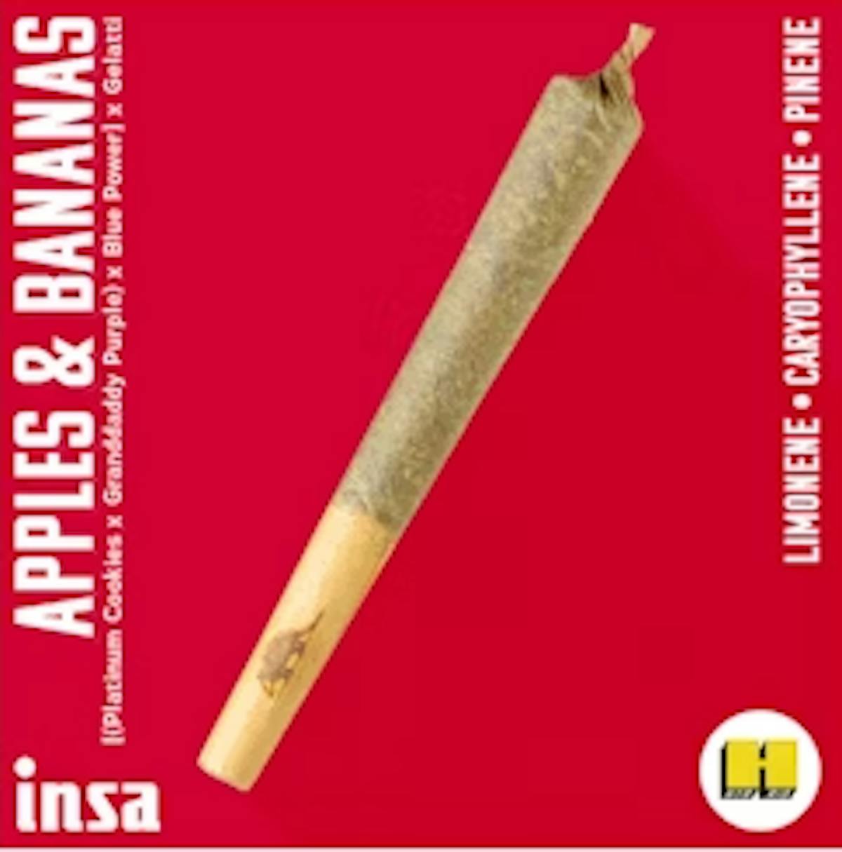 Photo of Insa Apples & Bananas 1g Preroll