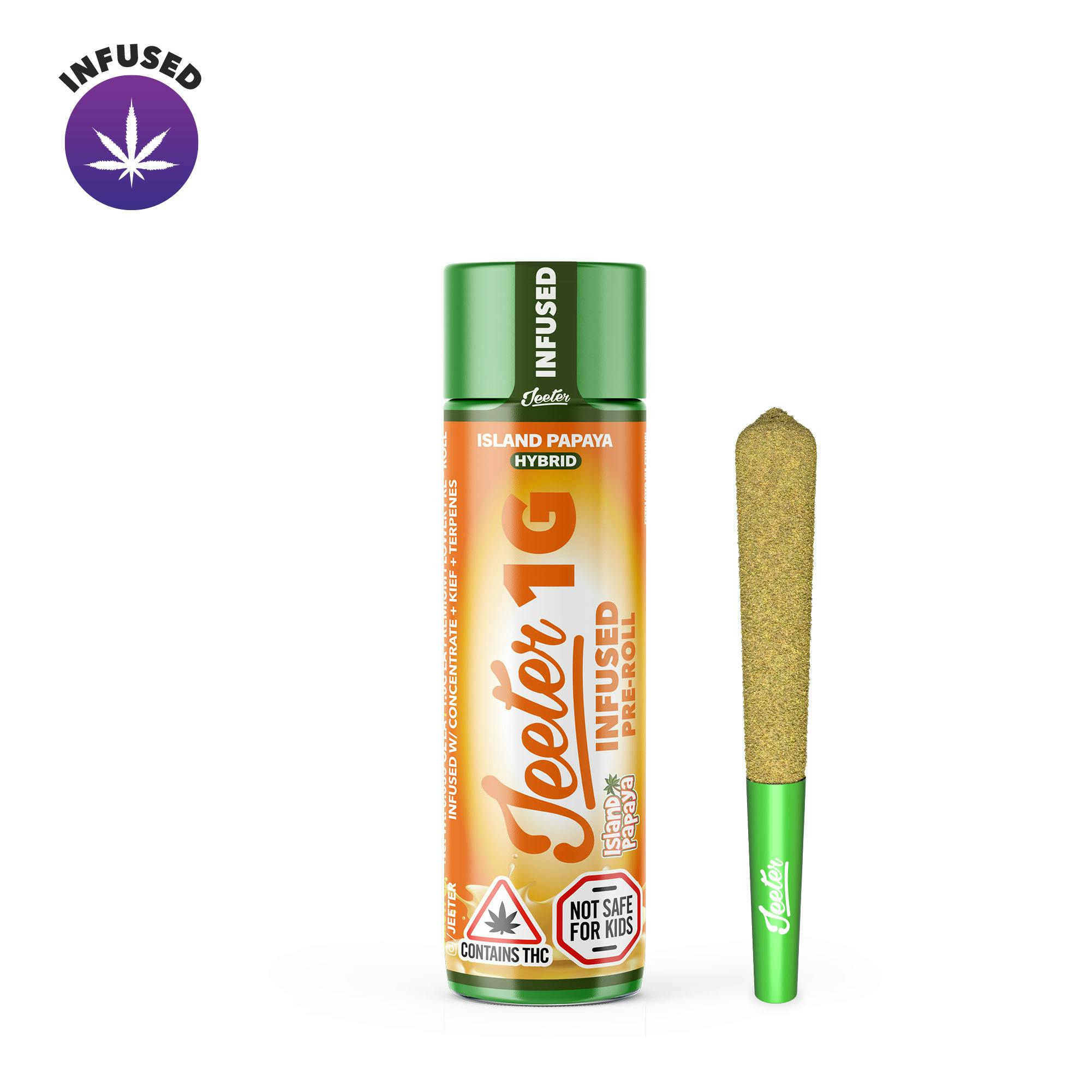 Photo of Island Papaya Jeeter Infused Pre-Roll | 1g